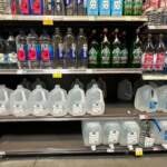 The bottled water section of a Whole Foods in the Philadelphia suburbs on Sunday. March 26, 2023