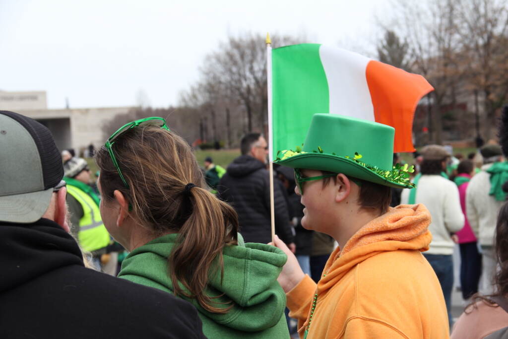 Many attendees showed up in their best Irish garb on Sunday