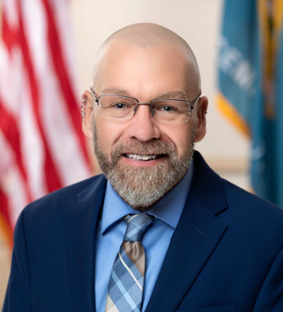 A headshot of State Rep. Eric Morrison