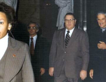 Zandra Flemister, the first Black woman in the Secret Service, left the agency after four years because of discrimination. She is seen here escorting Prime Minister of Jamaica Michael Manley during his 1977 visit to Washington.