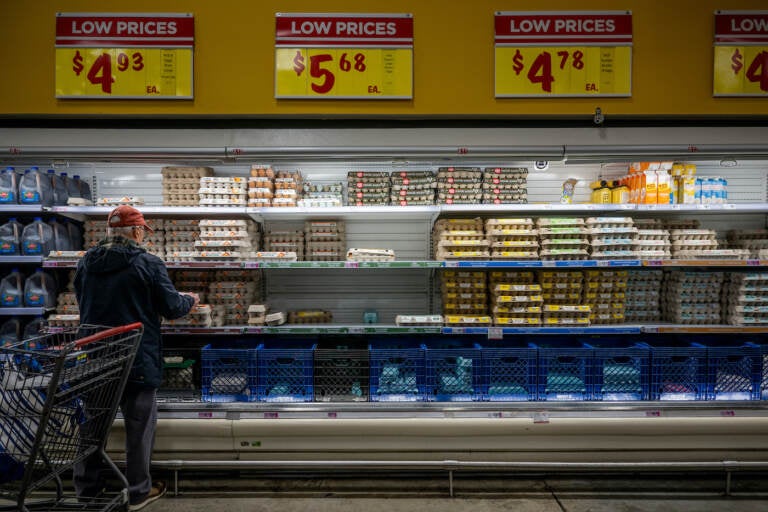 Millions of households across 32 states and the District of Columbia are receiving far less in SNAP benefits this month as Congress unwinds pandemic-era assistance. (Brandon Bell/Getty Images)
