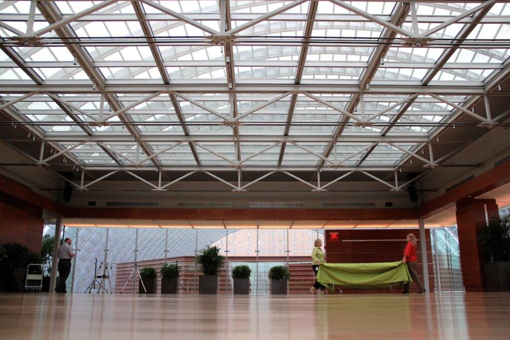 An open space at the Kimmel Center.