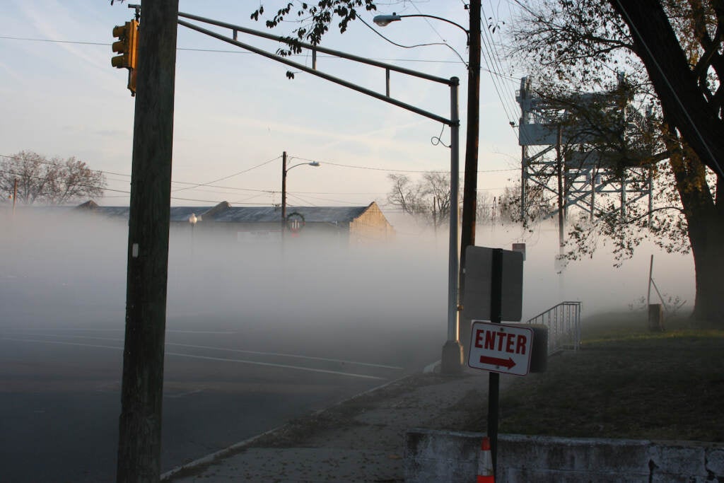 Residents of Paulsboro, N.J., thought vinyl chloride clouds were fog after a train derailment caused a rupture in a tank carrying the chemical on Nov. 30, 2012