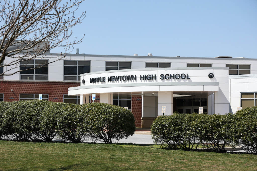 A View of Marple Newtown High School