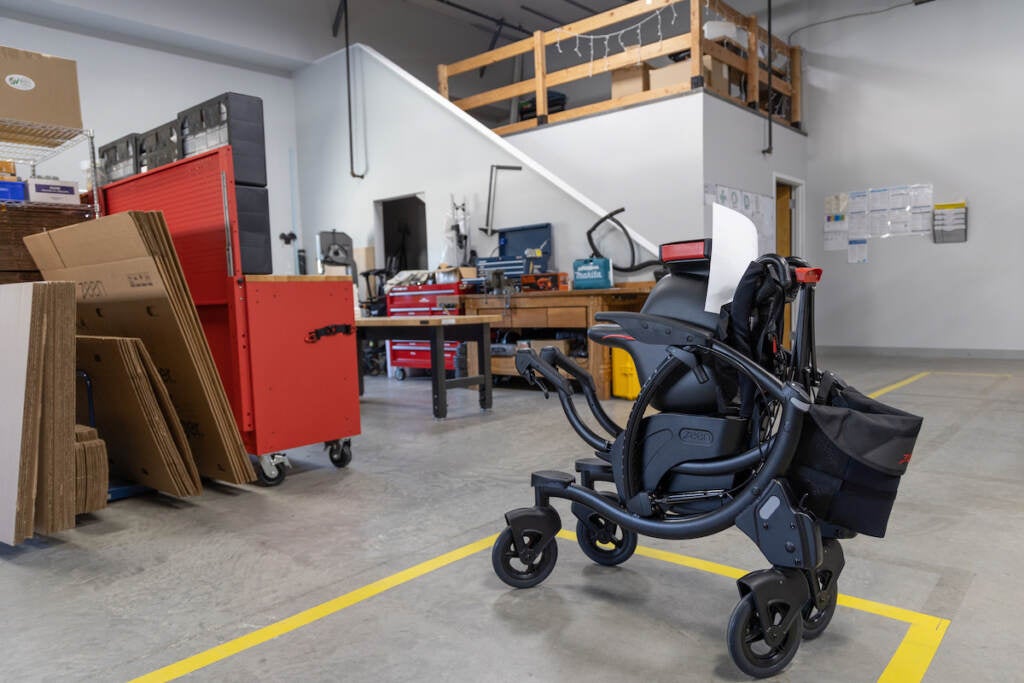 Zeens are put together at the company’s office and assembly warehouse in West Chester, Pa.