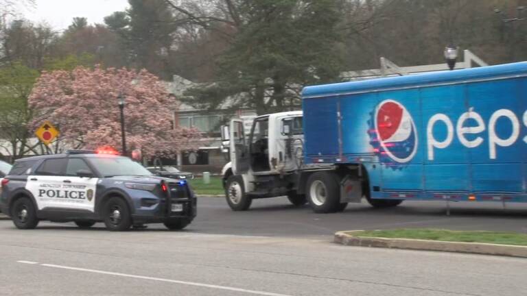 The driver of a soda delivery truck was injured during what may be a case of road rage on Wednesday in Abington Township, Montgomery County. (6abc)