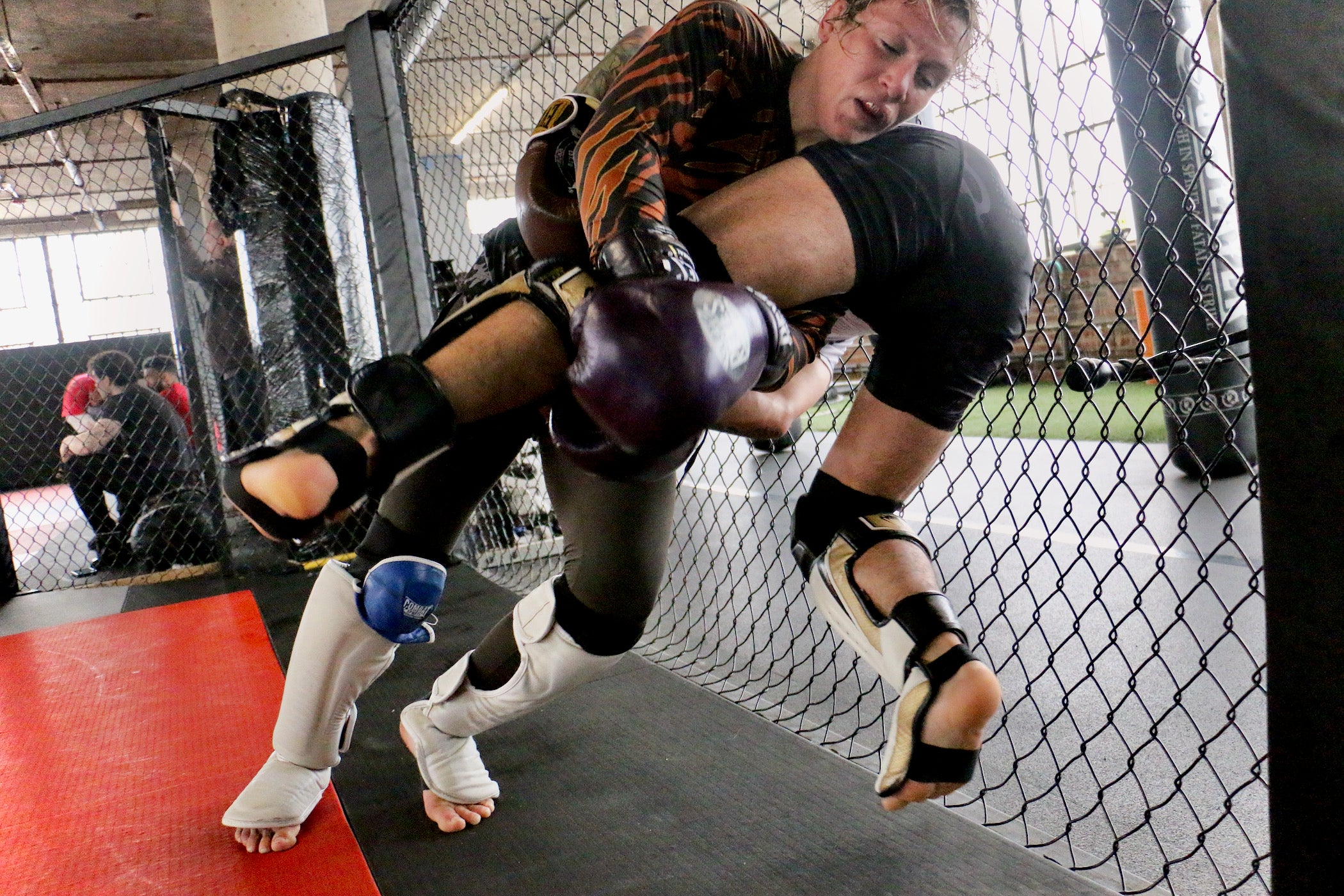 MMA fighter training in Philly inspires city artists ahead of