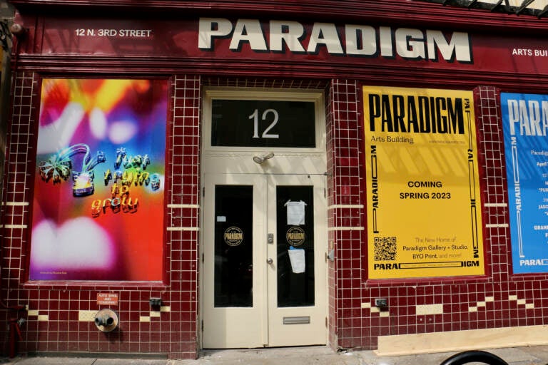 Paradigm gallery is holding its first show at its new home on Third Street in Old City. (Emma Lee/WHYY)