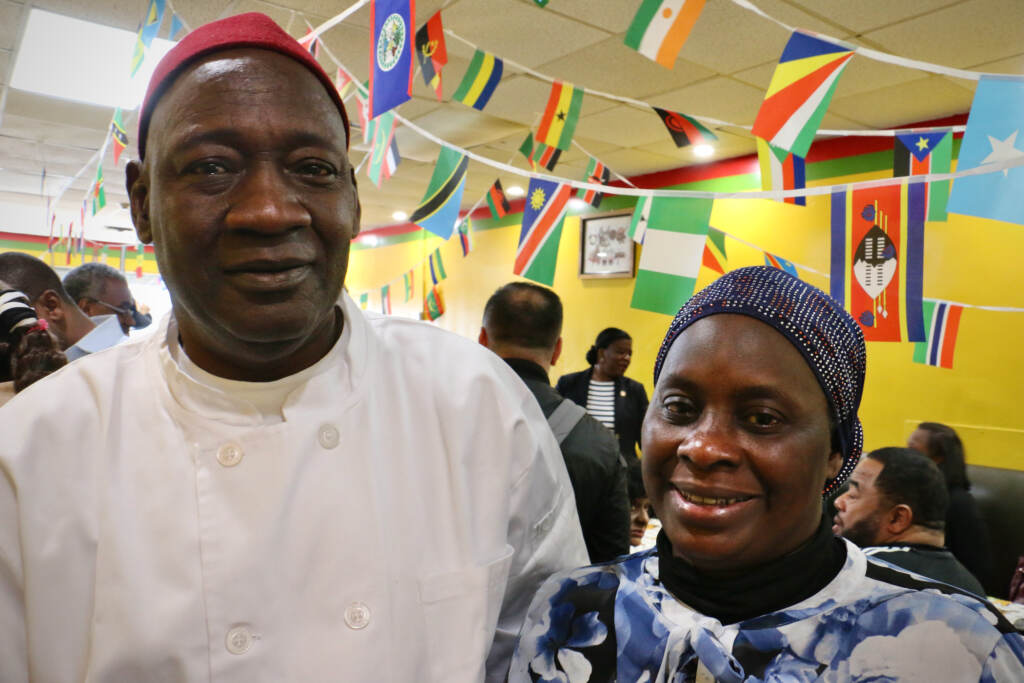 Abdarahmane Diop from Mauritania and his wife, Amayea Diop from Senegal, opened the African Small Pot Restaurant on Woodland Avenue in 2012
