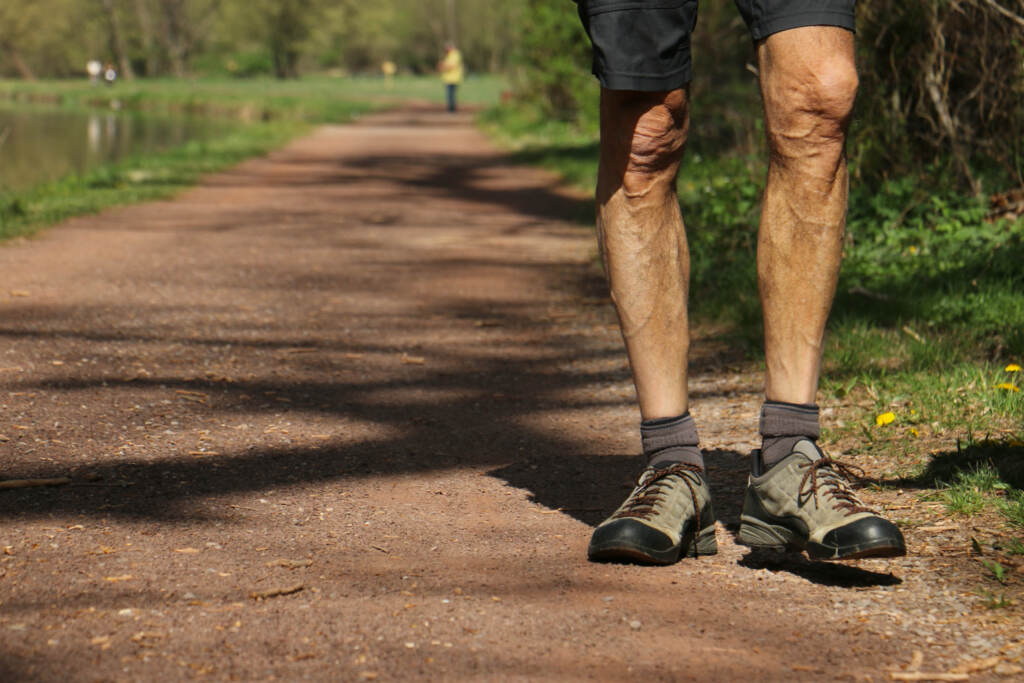 Neil King's hiking boots.