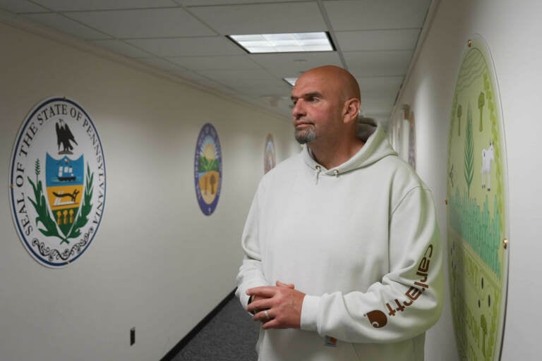Sen. John Fetterman (D-Pa.) returns to the Senate after being admitted to the hospital for clinical depression