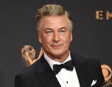 File photo: Alec Baldwin poses in the press room with the award for outstanding supporting actor in a comedy series for ''Saturday Night Live'' at the 69th Primetime Emmy Awards in Los Angeles on Sept. 17, 2017