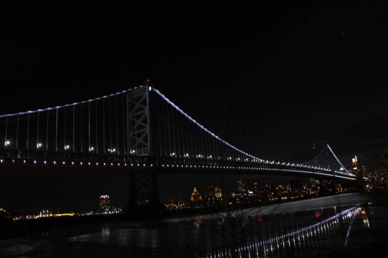 The fourth phase of the Ben Franklin Bridge revitalization project focused on installing a new $8 million LED system