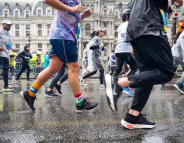 Runners participate in the 2023 Independence Blue Cross Broad Street Run, a 10-miler through the heart of Philadelphia