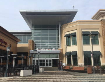 The exterior of Christiana Mall in Delaware.