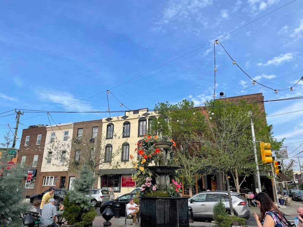 East Passyunk Square on a sunny day.