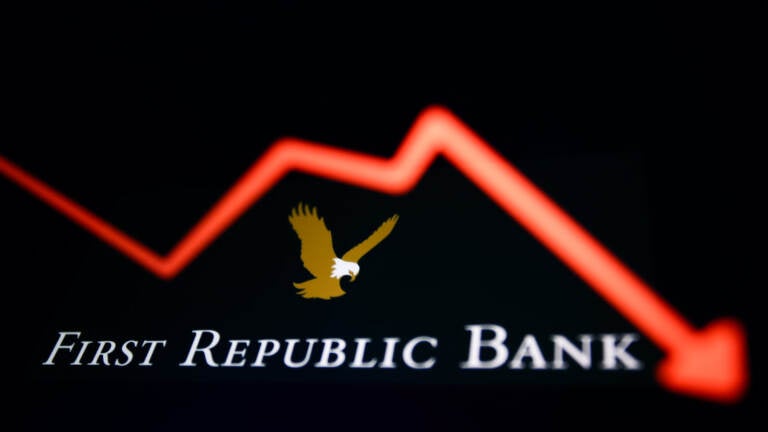 Shares of First Republic Bank plunged again today, as investors react to financial disclosures from the bank