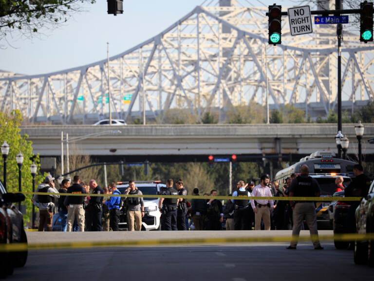 The scene after a deadly shooting in Louisville.