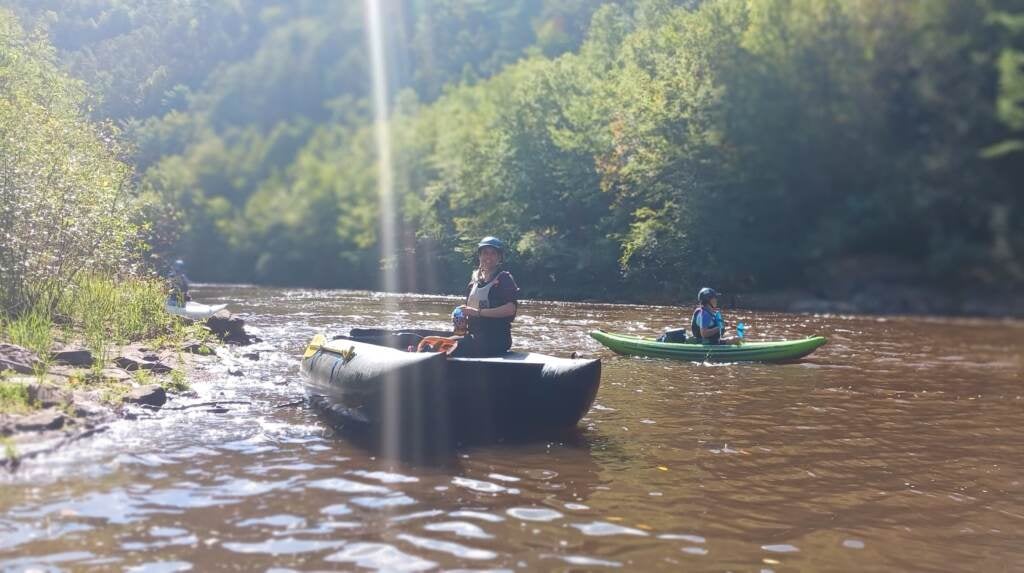 On the Lehigh River.