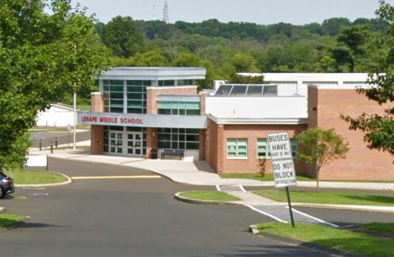 a school building, shown from the street.