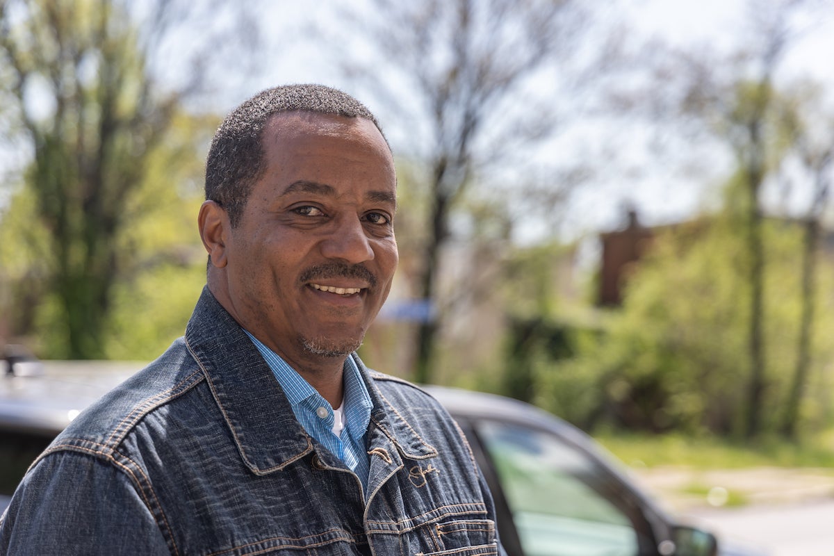 Stefan Roots is a Democratic candidate for mayor of Chester City. (Kimberly Paynter/WHYY)