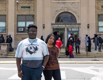 Paul Vandy and Trinity Giddings attend Penn Wood High School in the William Penn School District, just outside Philadelphia. William Penn has one of the highest property tax rates in the state and still struggles to make ends meet