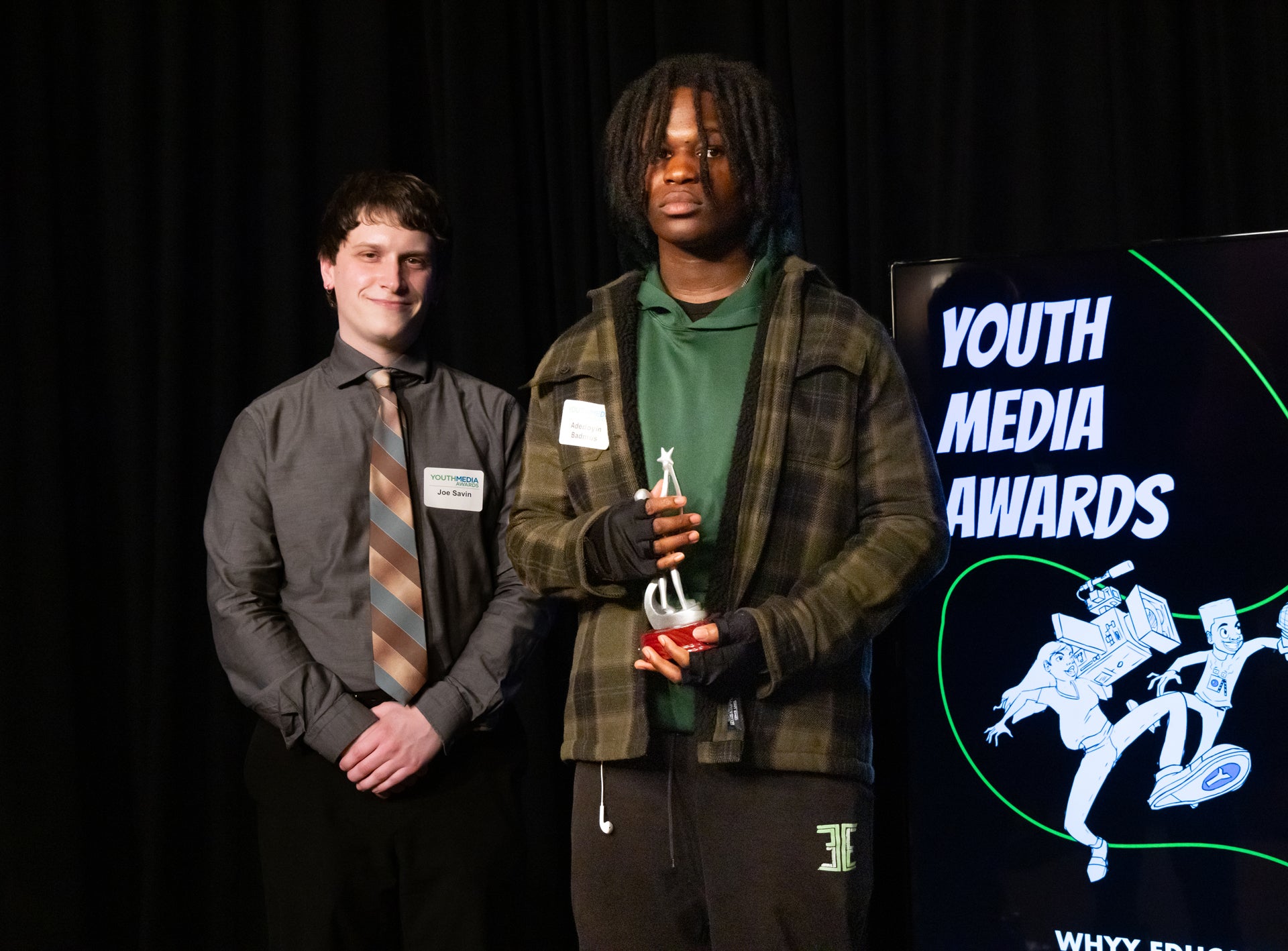 Joe Savin and Adedoyin Badmus