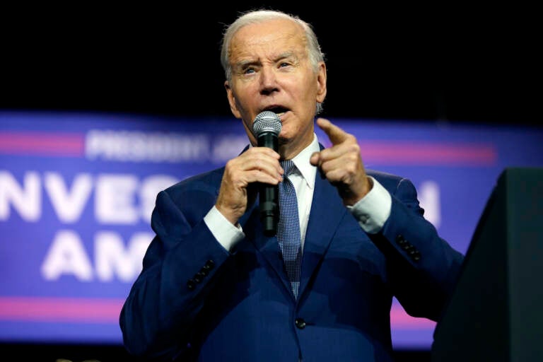 President Joe Biden speaks on the debt limit during an event at SUNY Westchester Community College, Wednesday, May 10, 2023, in Valhalla, N.Y.