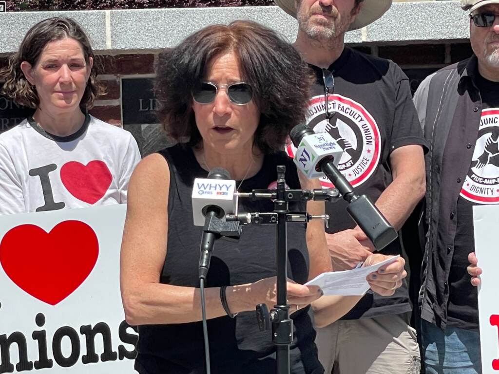 Rebecca Givan, president of Rutgers AAUP-AFT, said there was ''unfinished business,'' referring to the 6,000 union workers at Rutgers University that are still working without a contract