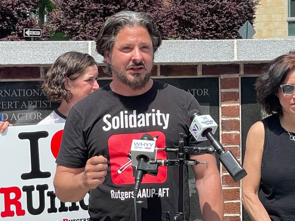 Rutgers AAUP-AFT General Vice President Todd Wolfson