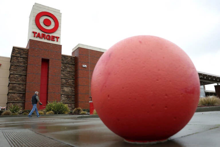 SAN RAFAEL, CALIFORNIA - FEBRUARY 28: A customer walks into a Target store on February 28, 2023 in San Rafael, California. Target reported fourth quarter earnings that beat analyst expectations with revenue of $31.40 billion compared to $30.46 billion expected by analysts. (Photo by Justin Sullivan/Getty Images)