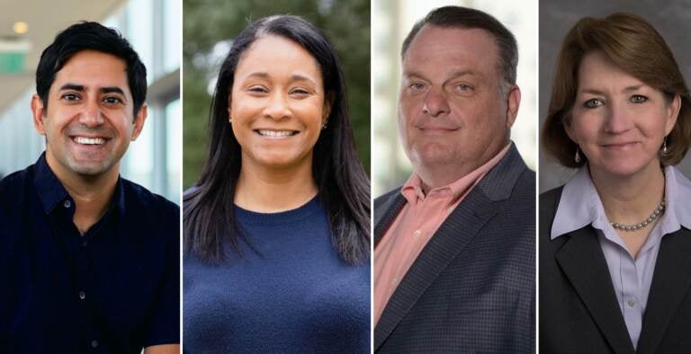 Neil Makhija, Jamila Winder, Tom DiBello, and Liz Ferry.