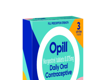 Box of oral contraceptive pills.
