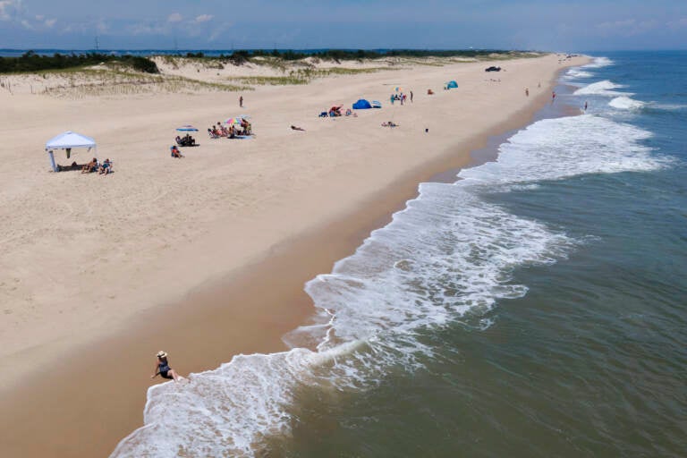 The beach at Rehoboth Beach, Del.