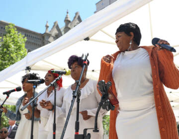 The Juneteenth Singers performing