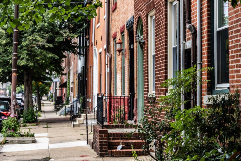 Rowhouses in Philadelphia’s Northern Liberties neighborhood