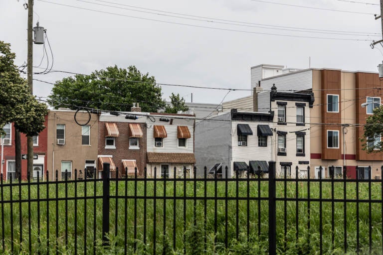 Rowhouses in Philadelphia’s Port Richmond neighborhood