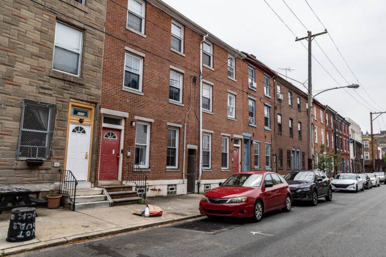 Rowhouses in Philadelphia’s Spring Garden neighborhood