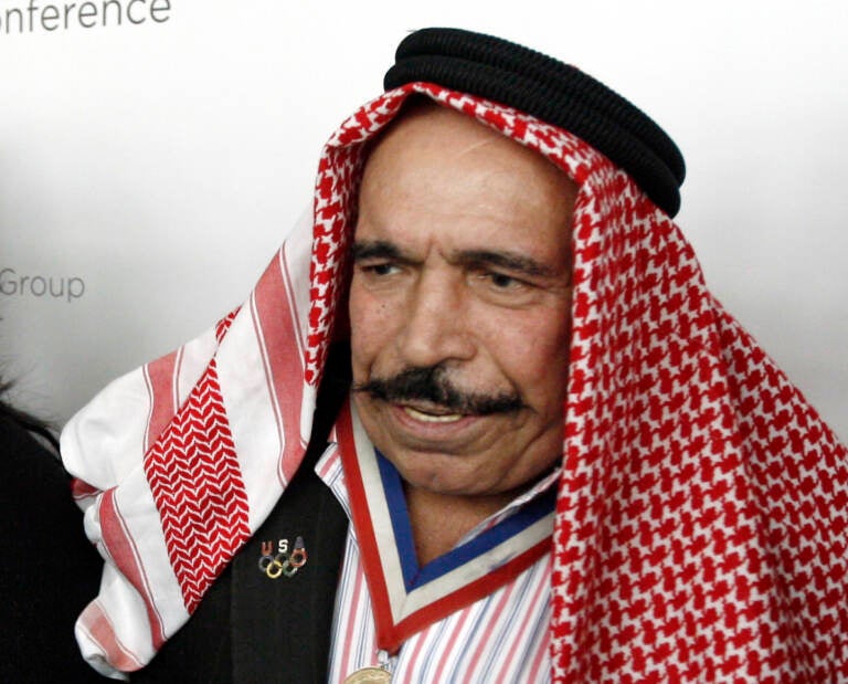 The Iron Sheik appears during 140: The Twitter Conference LA in Los Angeles on Sept. 22, 2009. The Iron Sheik, born Hossein Khosrow Ali Vaziri, died Wednesday, June 7, 2023, at age 81