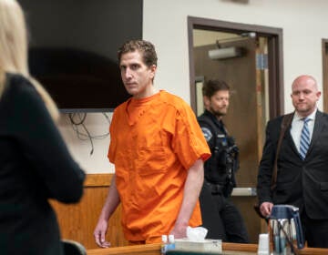 Bryan Kohberger enters the courtroom for his arraignment hearing in Latah County District Court, May 22, 2023, in Moscow, Idaho
