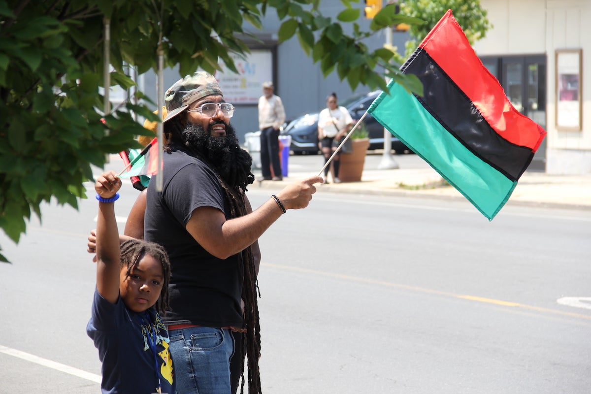 Onlookers celebrated their Black heritage on 52nd Street for the annual Juneteenth Parade and Festival on June 18, 2023