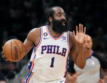 Philadelphia 76ers guard James Harden