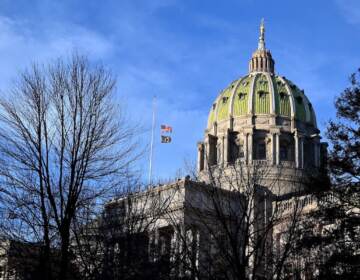 The Pennsylvania Capitol in Harrisburg