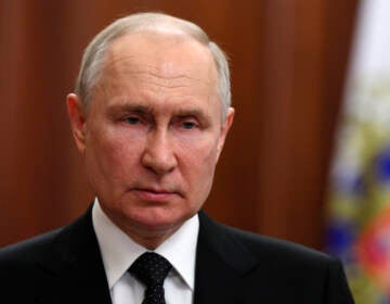 Russian President Vladimir Putin addresses the nation after Yevgeny Prigozhin, the owner of the Wagner Group military company, called for armed rebellion and reached the southern city of Rostov-on-Don with his troops, in Moscow