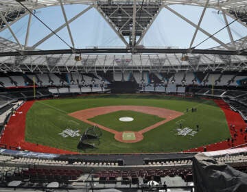 London Series Baseball Field