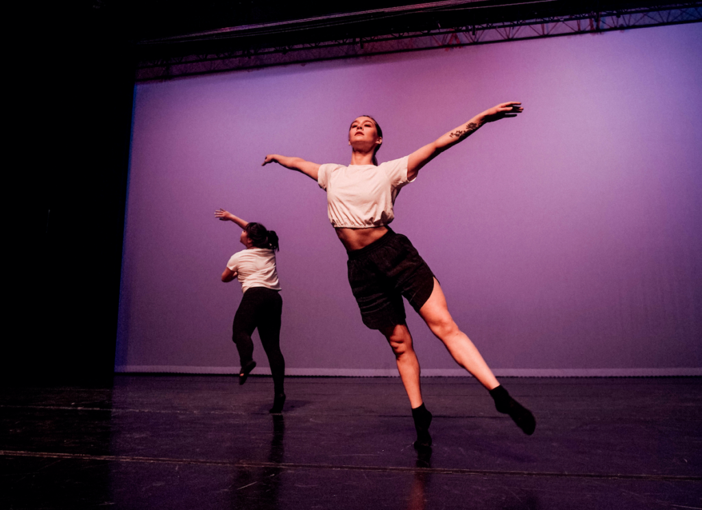 Carlie performing at The University of Pennsylvania with her dance group in 2019. (Courtesy of Carlie Ostrom)