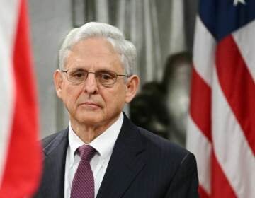 U.S. Attorney General Merrick Garland is pictured during a Justice Department event on May 24. On Wednesday, he defended the integrity of the special counsel investigation into former President Donald Trump's handling of classified documents after leaving office.