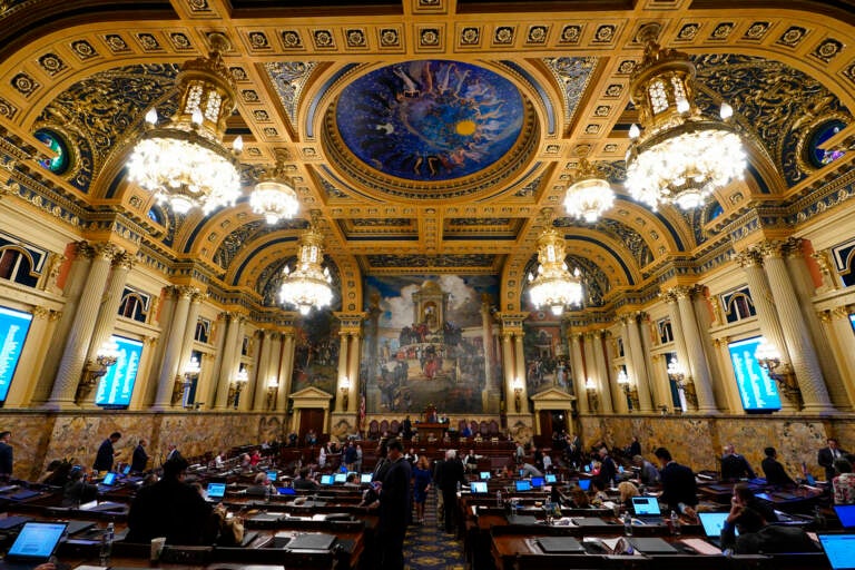 A view of the Pa. House of Representatives chamber.