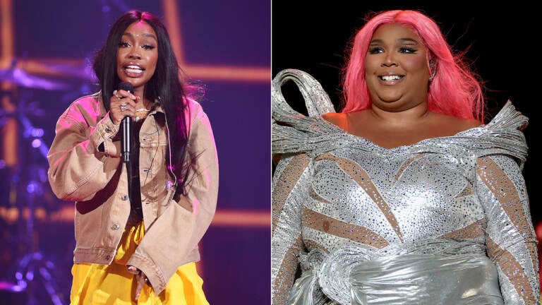 SZA and Lizzo side by side