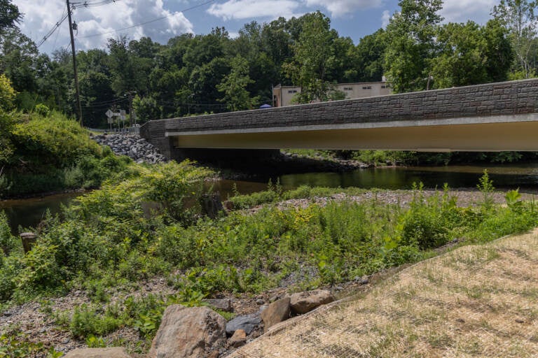 View of the Mt. Alverno Bridge.